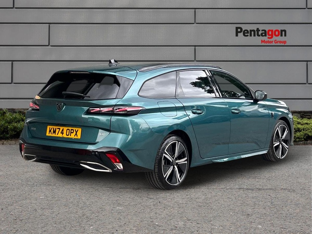 Peugeot 308 SW 1.5 Bluehdi Gt Estate Eat Euro 6 Ss Blue #4