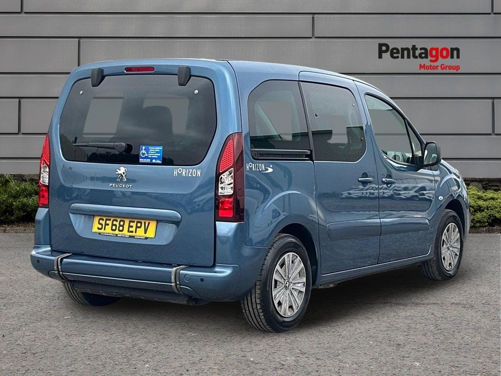 Peugeot Partner Estate Peugeot Horizon Re Blue Hdi SF68EPV Blue #4