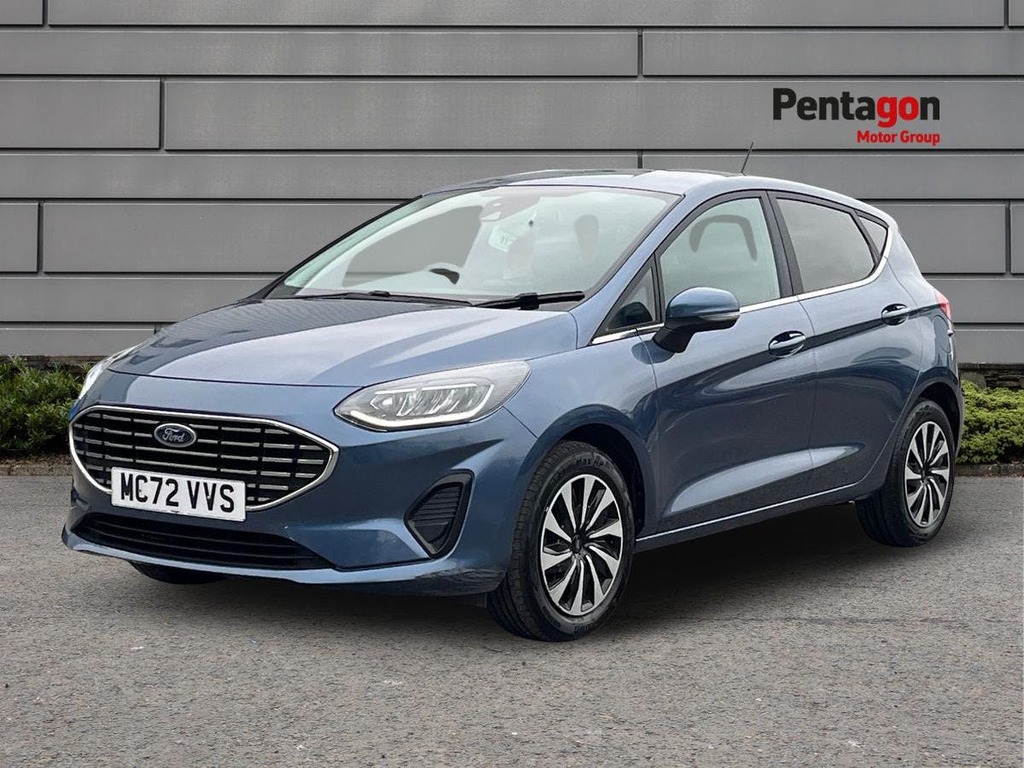 Ford Fiesta 1.0T Ecoboost Titanium Hatchback MC72VVS Blue #3