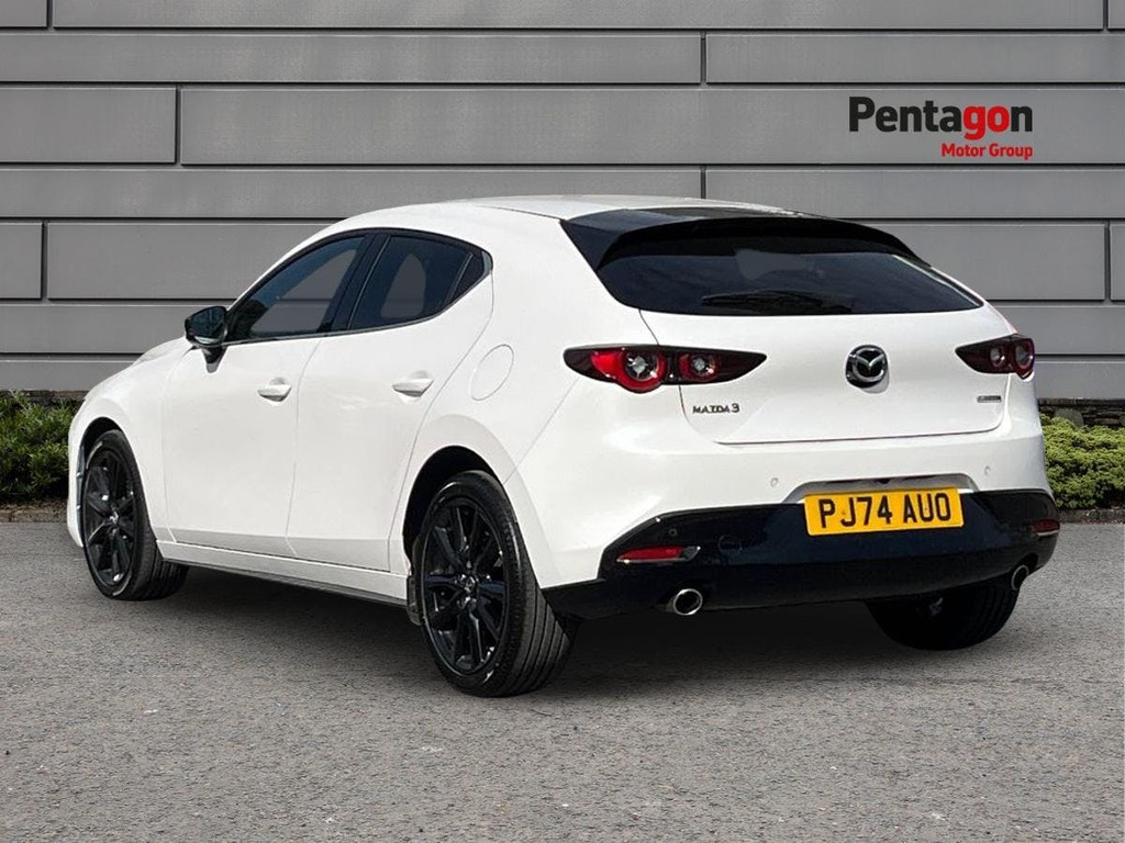 Mazda 3 2.0 E Skyactiv G Mhev Homura Hatchback PJ74AUO White #2