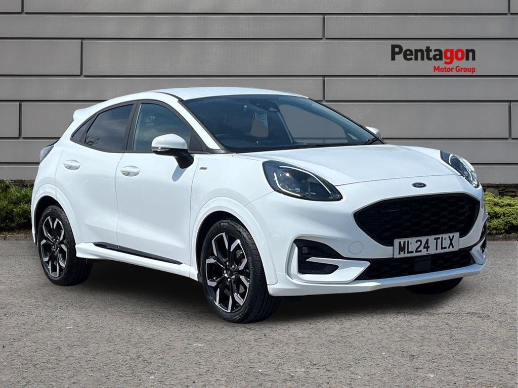 Ford Puma 1.0T Ecoboost Mhev St Line X Suv Hybrid White