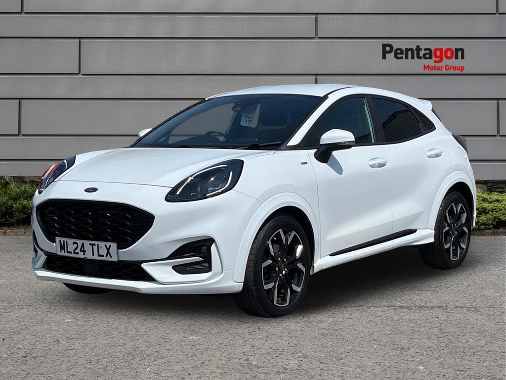 Ford Puma 1.0T Ecoboost Mhev St Line X Suv Hybrid White #3