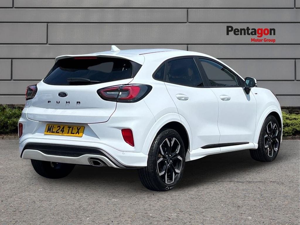 Ford Puma 1.0T Ecoboost Mhev St Line X Suv Hybrid White #4