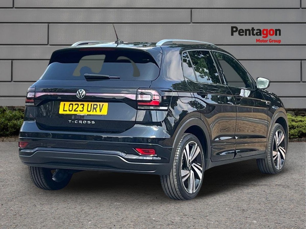 Volkswagen T-Cross 1.0 Tsi R Line Suv Dsg Euro 6 Ss 11 Black #4