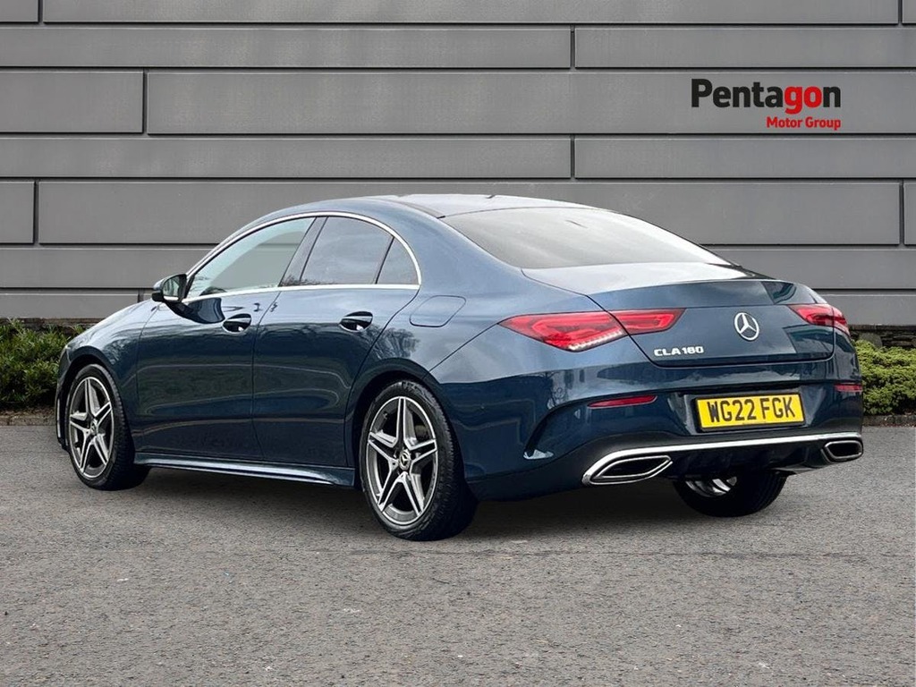 Mercedes-Benz CLA Class 1.3 Cla180 Amg Line Coupe 7G Dct Euro 6 Blue #2