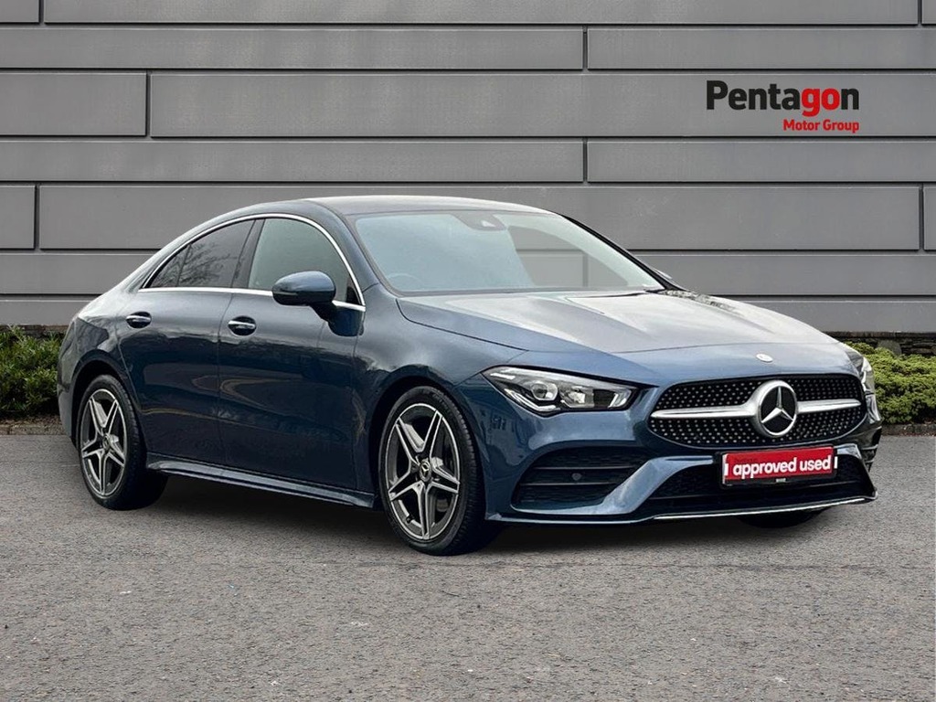 Mercedes-Benz CLA Class 1.3 Cla180 Amg Line Coupe 7G Dct Euro 6 Blue