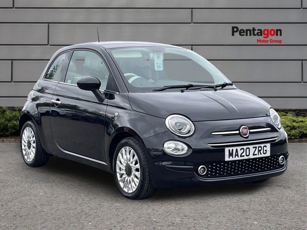 Fiat 500 1.2 Lounge Hatchback Euro 6 Ss MA20ZRG Black