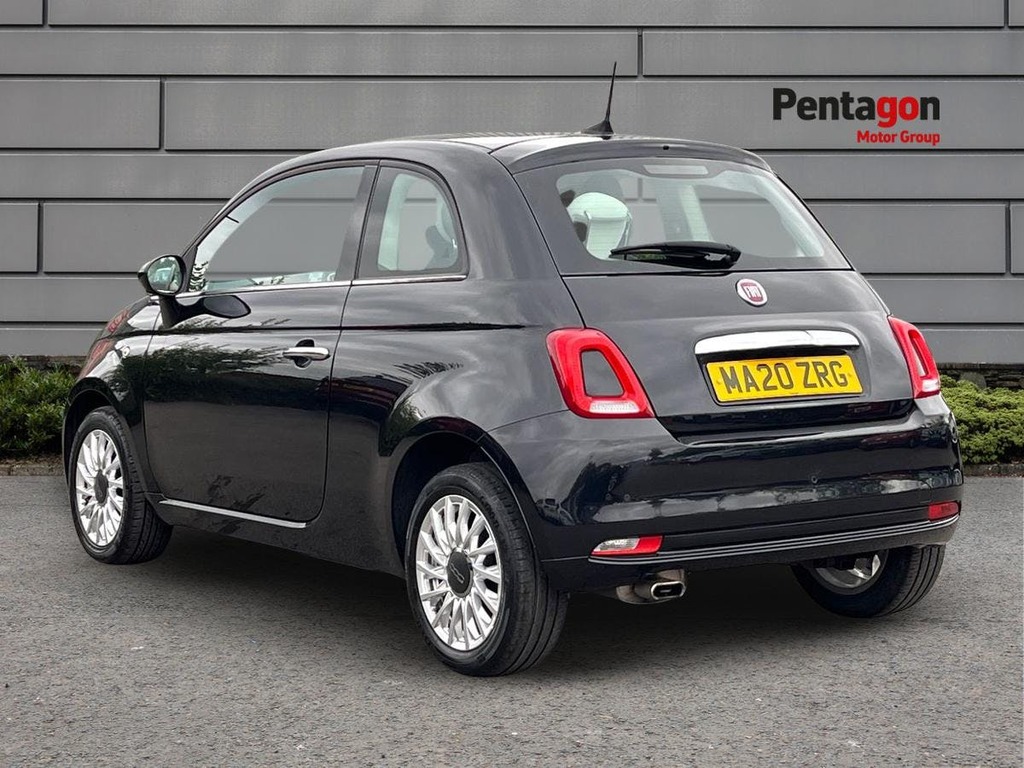 Fiat 500 1.2 Lounge Hatchback Euro 6 Ss MA20ZRG Black #2
