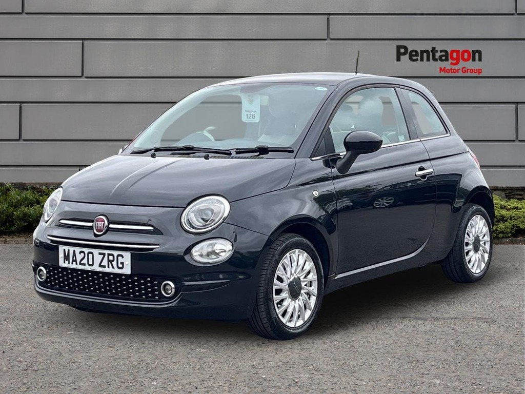 Fiat 500 1.2 Lounge Hatchback Euro 6 Ss MA20ZRG Black #3