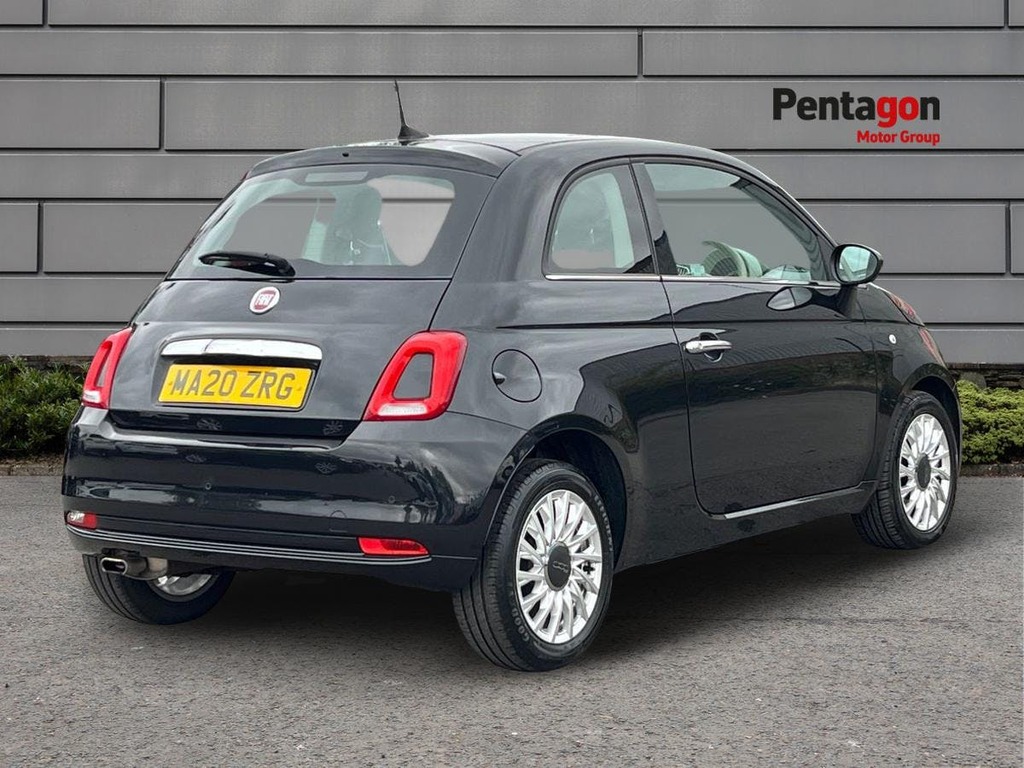 Fiat 500 1.2 Lounge Hatchback Euro 6 Ss MA20ZRG Black #4