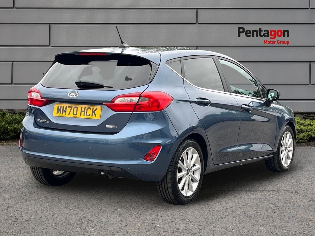 Ford Fiesta 1.0T Ecoboost Mhev Titanium Hatchback M MM70HCK Blue #4