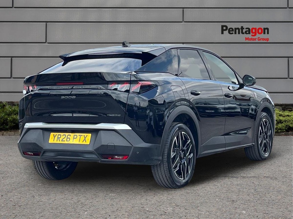 Peugeot 3008 1.2 Gt Suv Hybrid E Dsc6 Euro 6 Ss YR26PTX Black #4