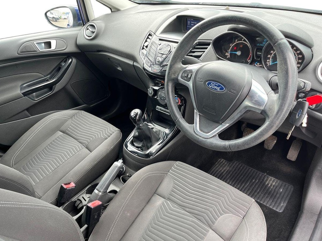 Ford Fiesta 1.0T Ecoboost Zetec Hatchback Eu YF65VHO Blue #5
