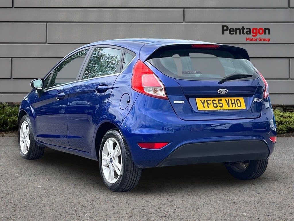 Ford Fiesta 1.0T Ecoboost Zetec Hatchback Eu YF65VHO Blue #2