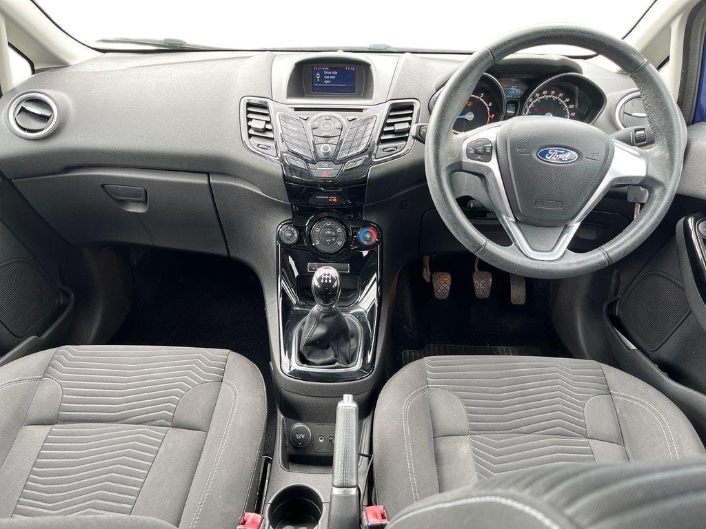 Ford Fiesta 1.0T Ecoboost Zetec Hatchback Eu YF65VHO Blue #6