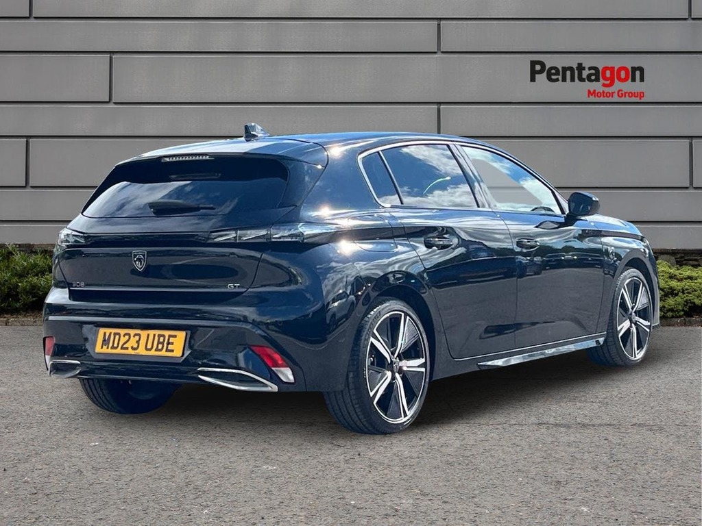 Peugeot 308 1.2 Puretech Gt Hatchback Eat Euro 6 S MD23UBE Black #4