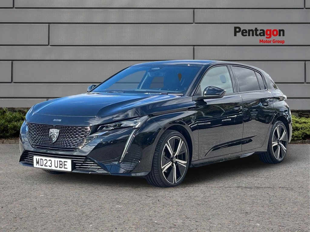 Peugeot 308 1.2 Puretech Gt Hatchback Eat Euro 6 S MD23UBE Black #3