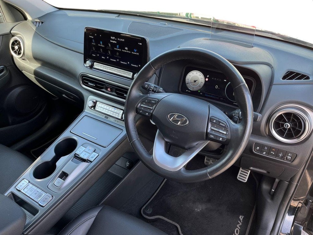 Hyundai Kona 64Kwh Ultimate Suv 10.5Kw Charg SB23BVV Black #5