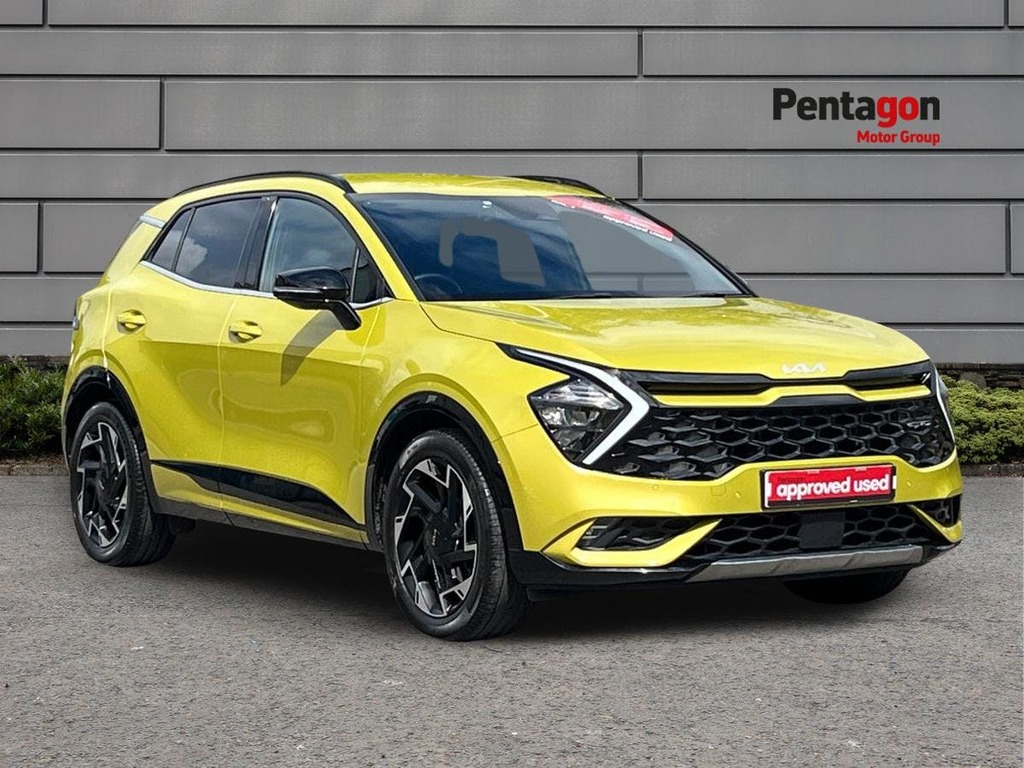 Kia Sportage 1.6 T Gdi Mhev Gt Line Suv Hybrid Dct E Yellow