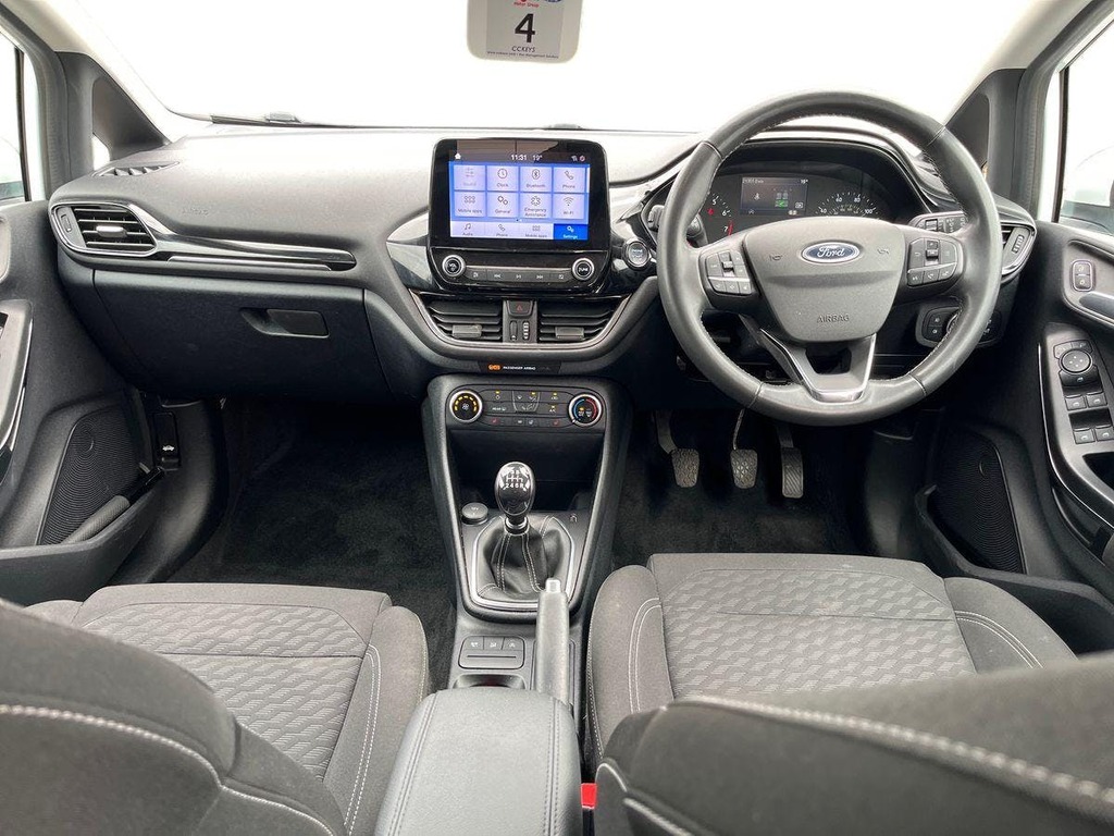 Ford Fiesta 1.0T Ecoboost Titanium Hatchback MD73CYH White #6
