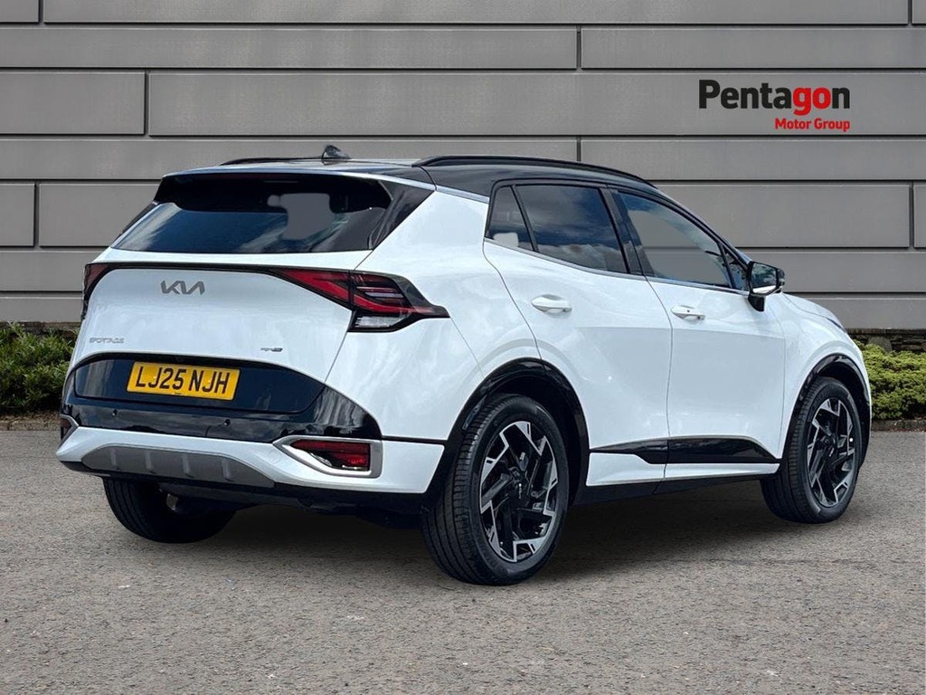 Kia Sportage 1.6 T Gdi Mhev Gt Line S Suv Hybrid Dct LJ25NJH White #4