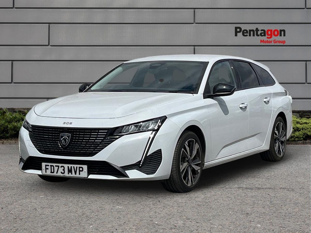 Peugeot 308 SW 1.2 Puretech Allure Estate Eat Euro 6 White #3