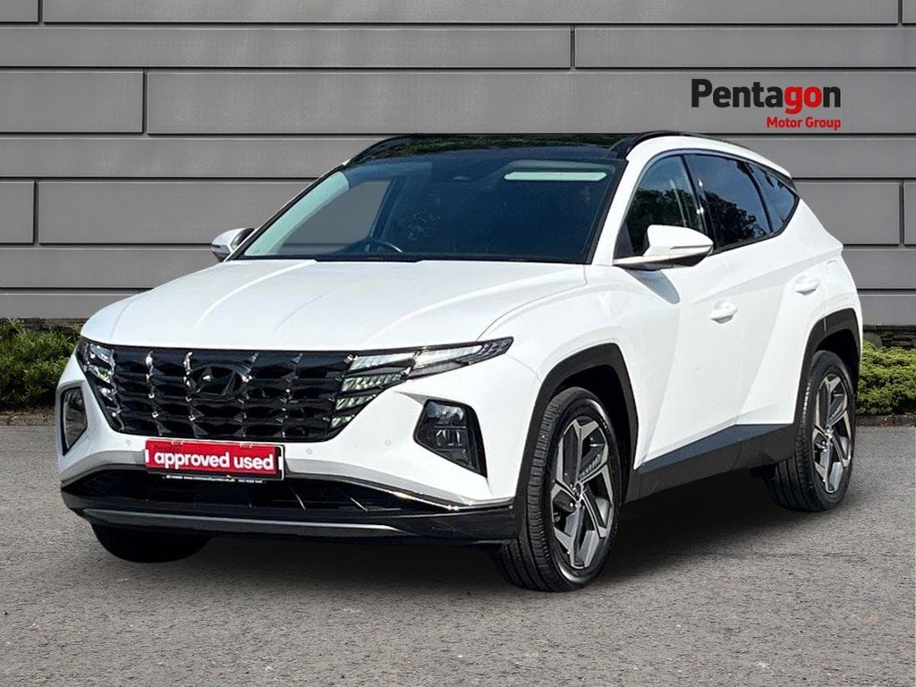 Hyundai Tucson 1.6 H T Gdi Ultimate Suv Hybrid Eu HV22KAX White #3