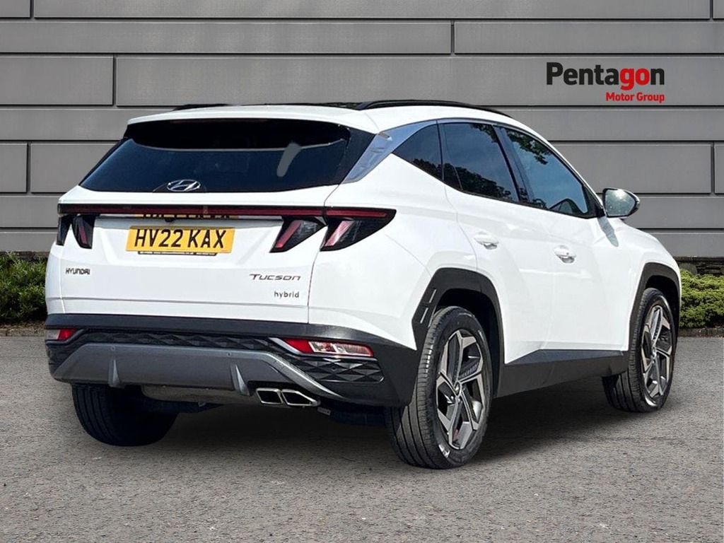 Hyundai Tucson 1.6 H T Gdi Ultimate Suv Hybrid Eu HV22KAX White #4