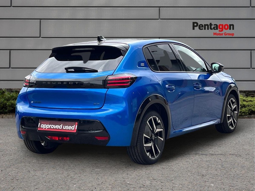 Peugeot e-208 51Kwh Gt Hatchback 7.4Kw Charge Blue #4