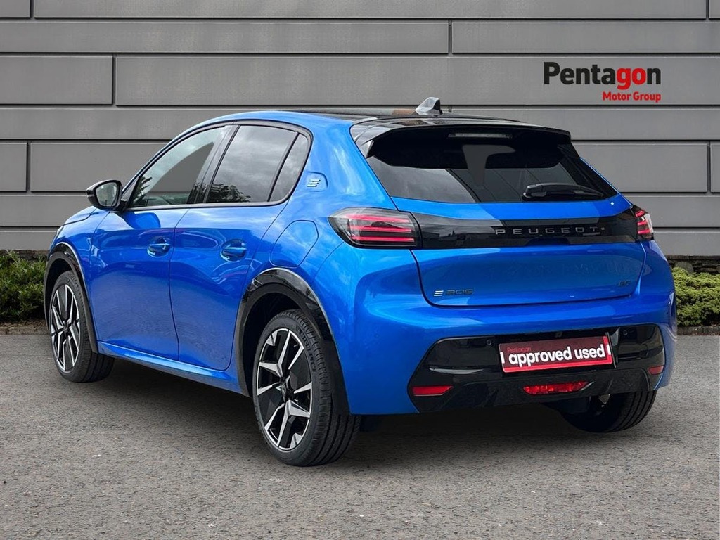 Peugeot e-208 51Kwh Gt Hatchback 7.4Kw Charge Blue #2