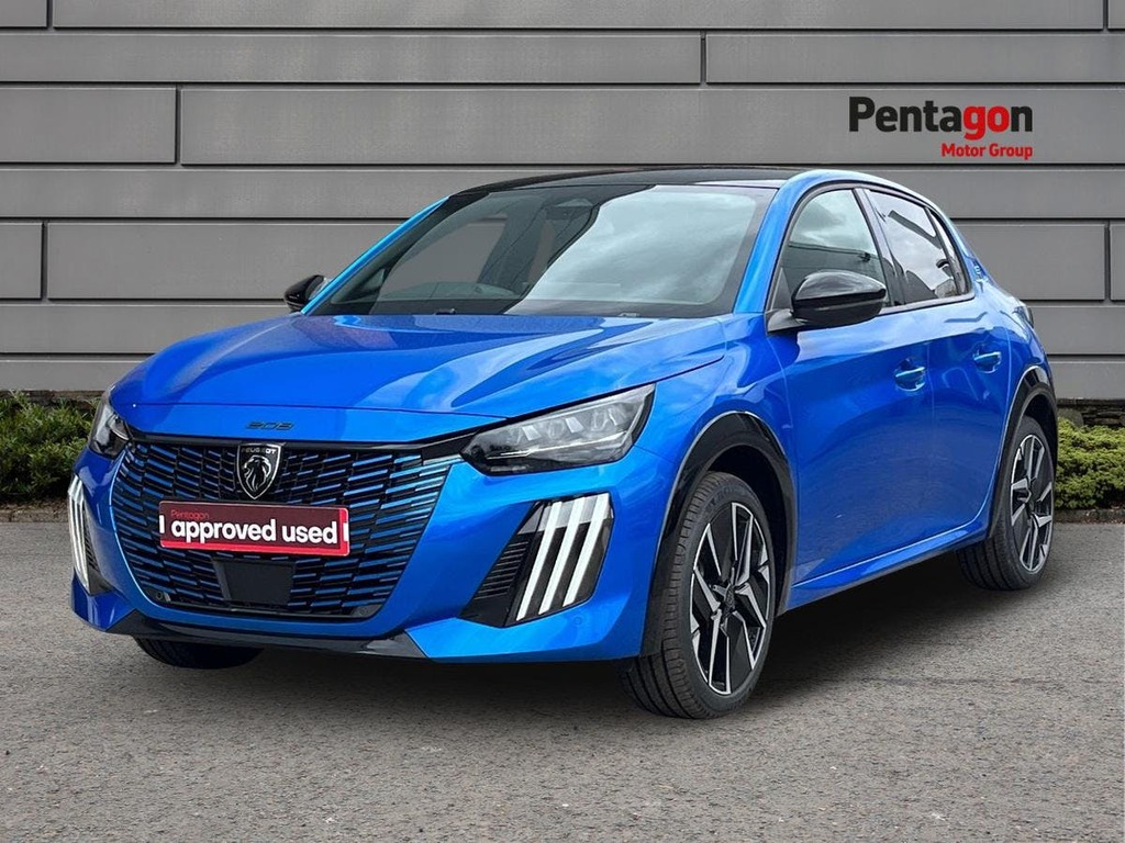 Peugeot e-208 51Kwh Gt Hatchback 7.4Kw Charge Blue #3