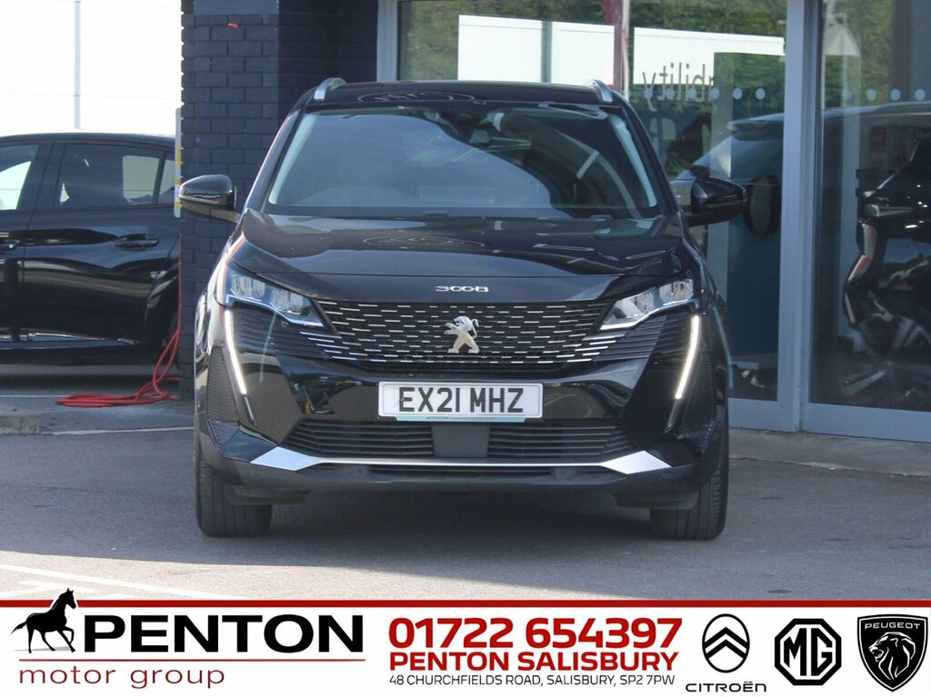 Peugeot 3008 1.2 Puretech Allure Premium Euro 6 Ss EX21MHZ Black #2