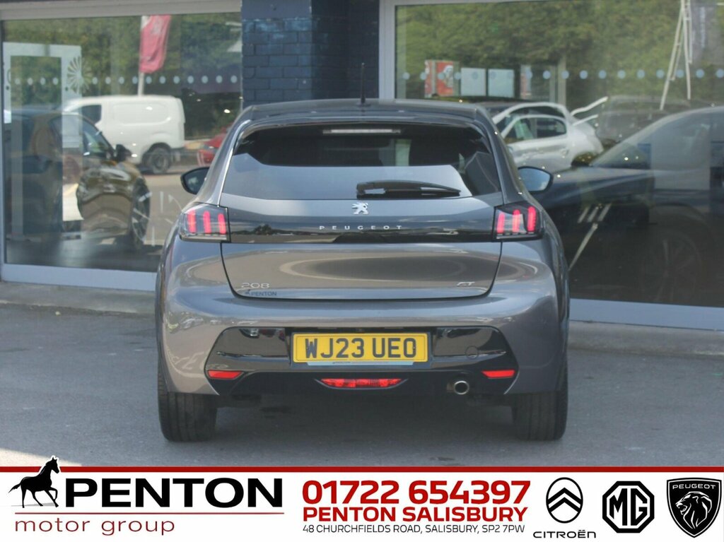 Peugeot 208 1.2 Puretech Gt Euro 6 Ss WJ23UEO Black #6