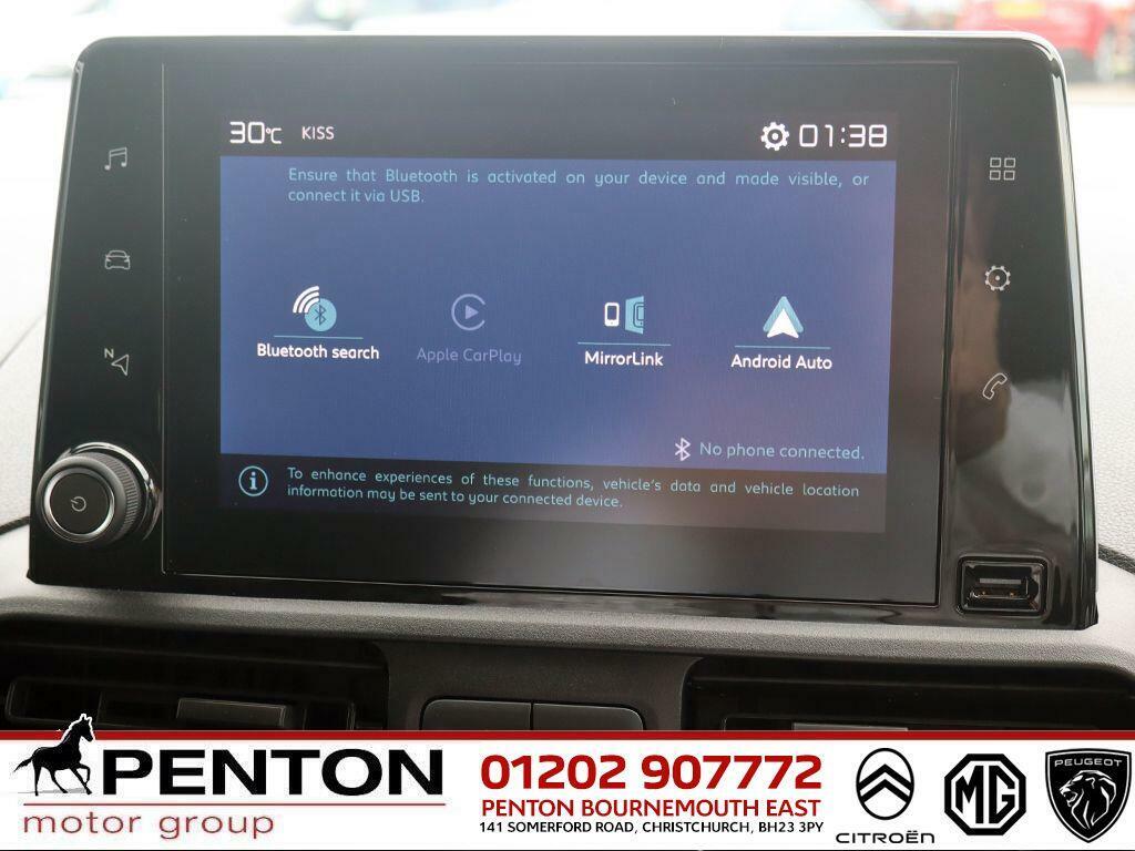 Citroen e-Berlingo 52Kwh Plus XL Mpv 7.4Kw Charger Black #11