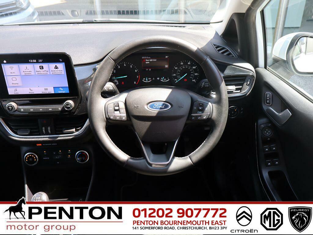 Ford Fiesta 1.0T Ecoboost Titanium Euro 6 Ss SH23OEE White #6