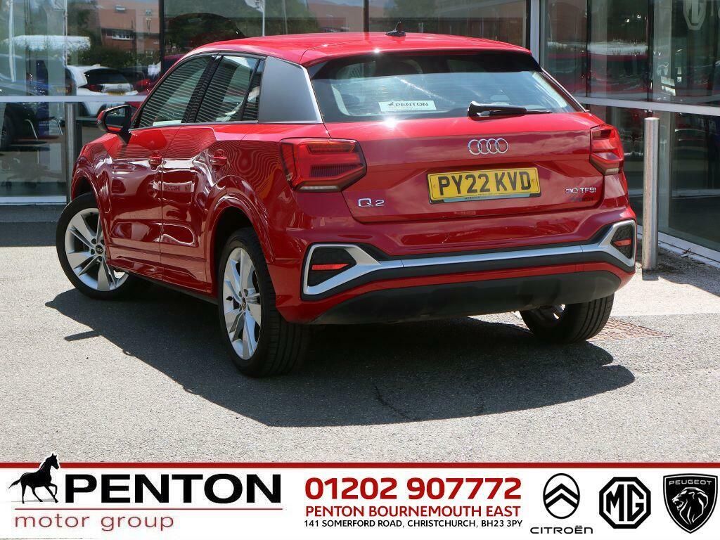 Audi Q2 1.0 Tfsi 30 S Line Euro 6 Ss PY22KVD Red #6
