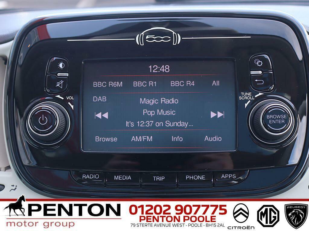 Fiat 500 1.2 Lounge -1 Owner Full Fiat Service Histor Red #8
