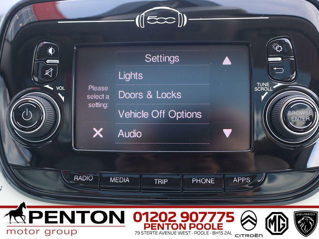 Fiat 500 1.2 Lounge -1 Owner Full Fiat Service Histor Red #12