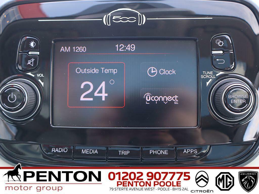 Fiat 500 1.2 Lounge -1 Owner Full Fiat Service Histor Red #11