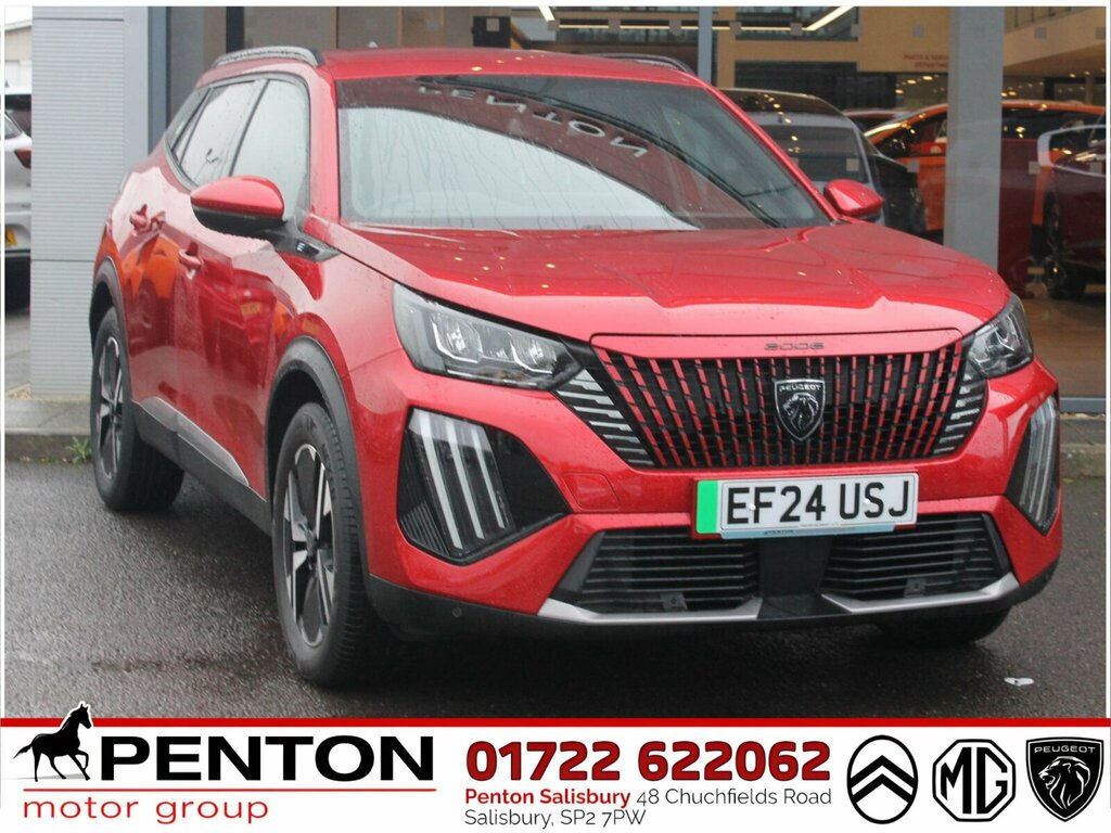 Peugeot e-2008 50Kwh Allure 7Kw Charger Red