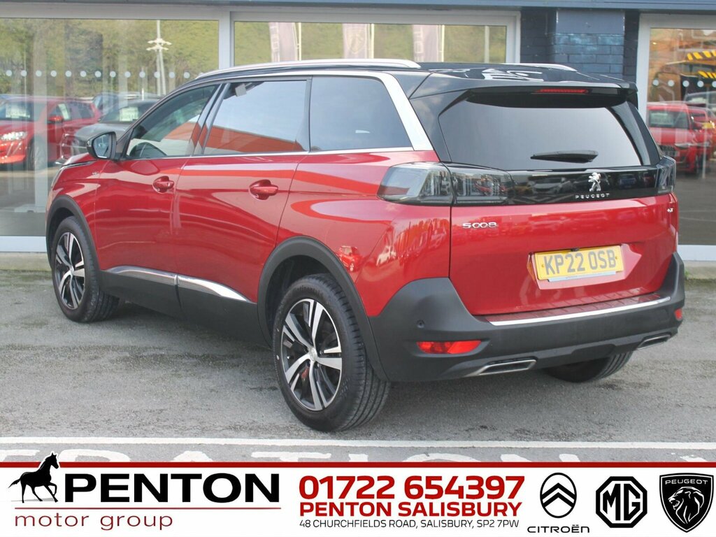 Peugeot 5008 1.5 Bluehdi Gt Eat Euro 6 Ss KP22OSB Black #4