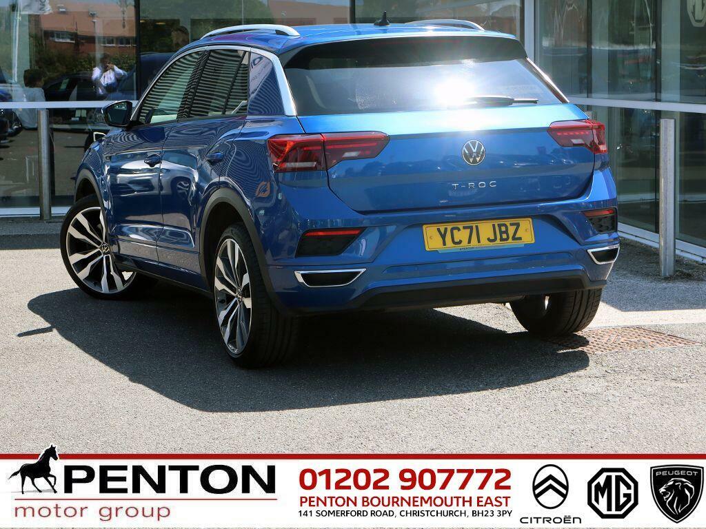 Volkswagen T-Roc 1.5 Tsi Evo R-line Euro 6 Ss Blue #4