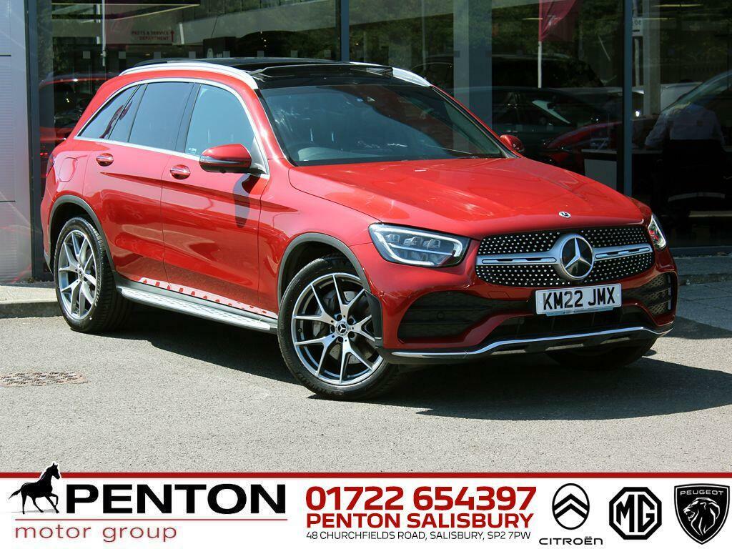 Mercedes-Benz GLC Class 2.0 Glc300d Amg Line Premium Plus G-tronic 4Mat Red