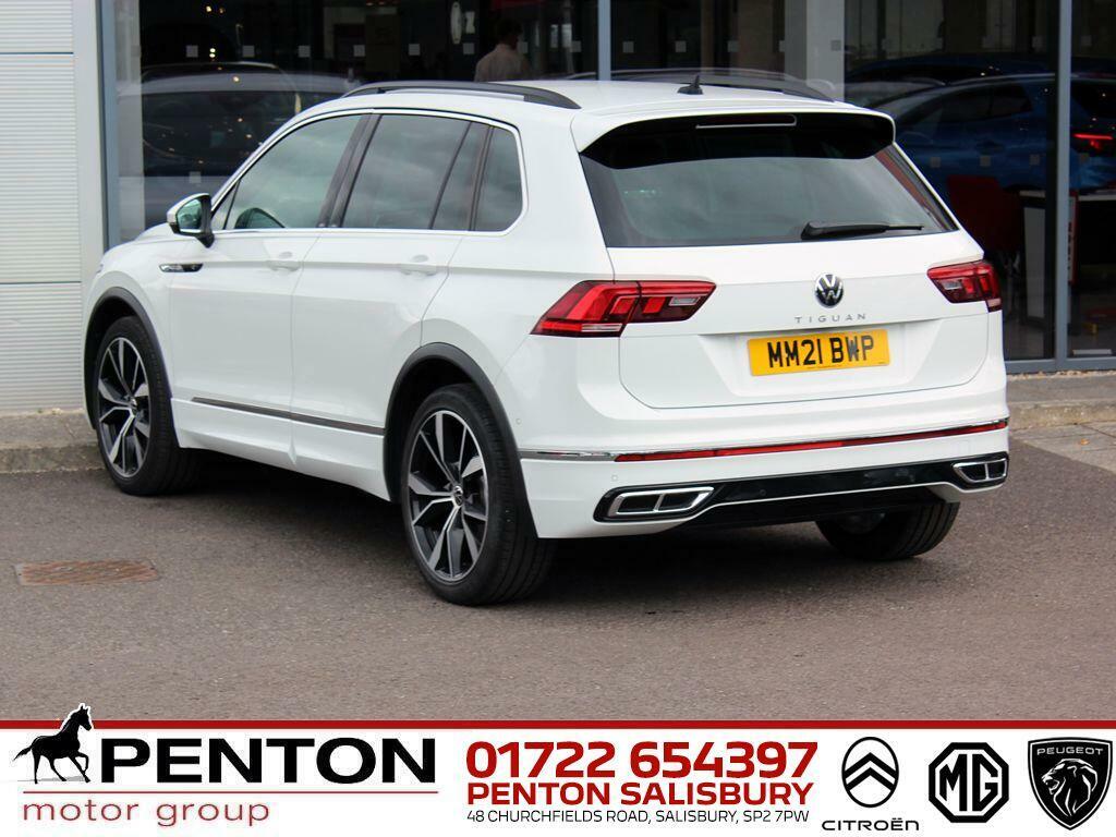 Volkswagen Tiguan 1.5 Tsi R-line Dsg Euro 6 Ss White #4