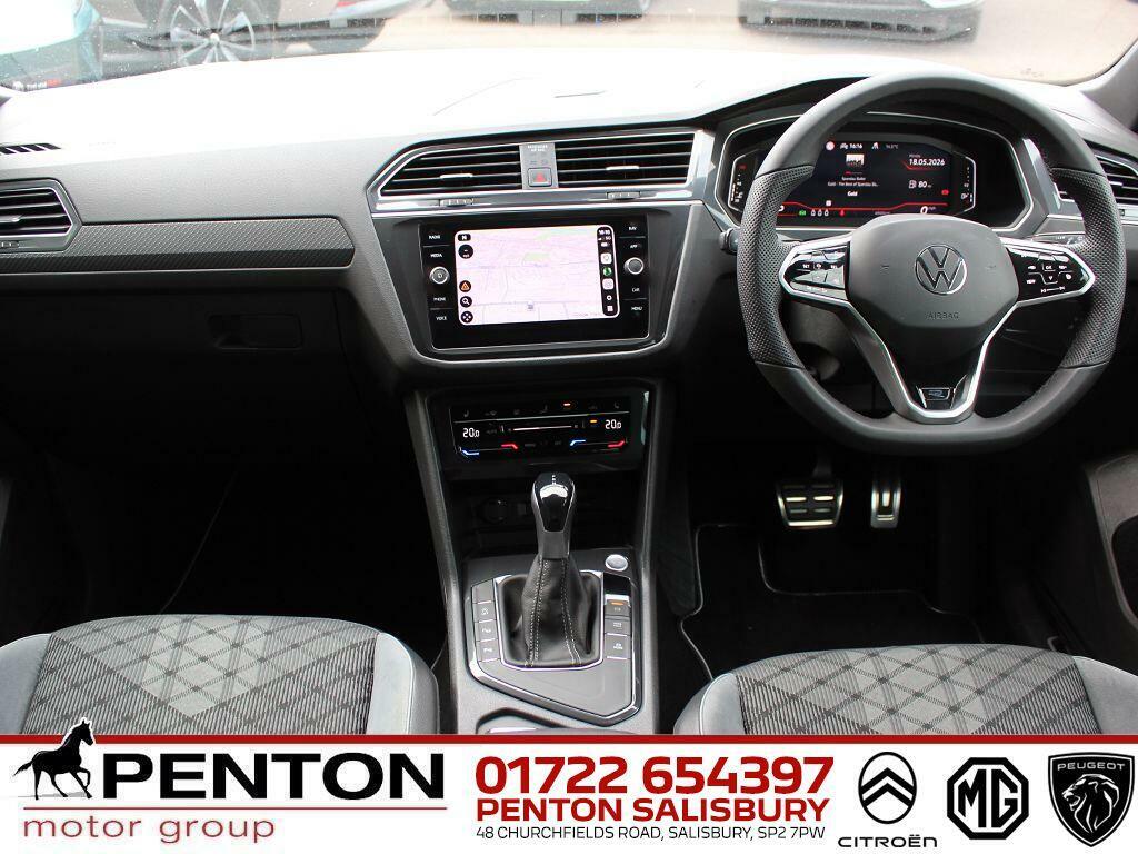 Volkswagen Tiguan 1.5 Tsi R-line Dsg Euro 6 Ss White #5