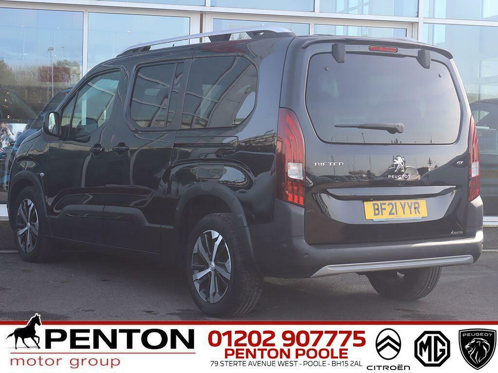 Peugeot Rifter 1.2 Puretech Gt Long Mpv Eat Euro 6 Ss Black #3