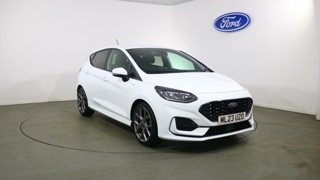 Ford Fiesta 1.0 Ecoboost St-line ML23UZO White #5