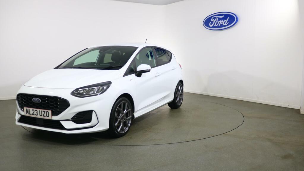 Ford Fiesta 1.0 Ecoboost St-line ML23UZO White #6