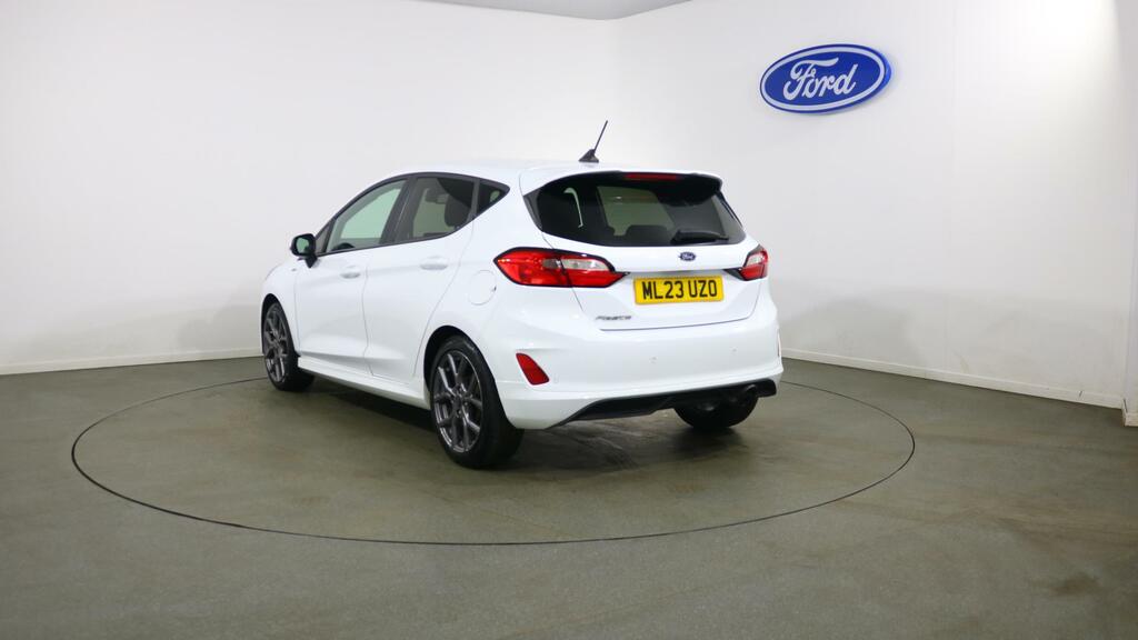 Ford Fiesta 1.0 Ecoboost St-line ML23UZO White #4