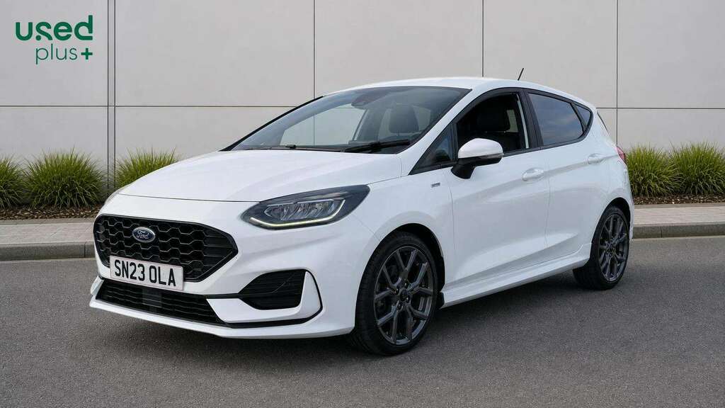Ford Fiesta 1.0 Ecoboost Hybrid Mhev 125 St-line SM23OLA White #3